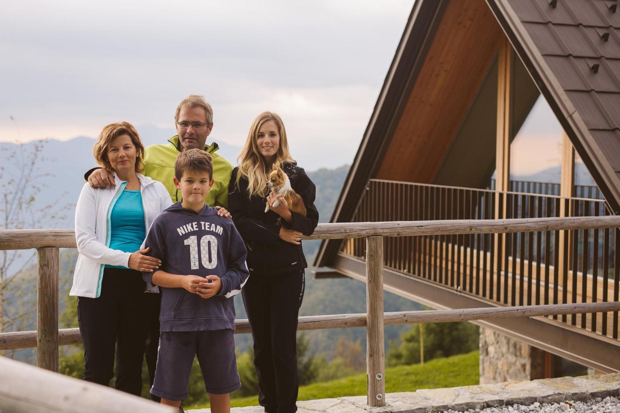 Eco Chalet Astramontana Tolmin Eksteriør bilde