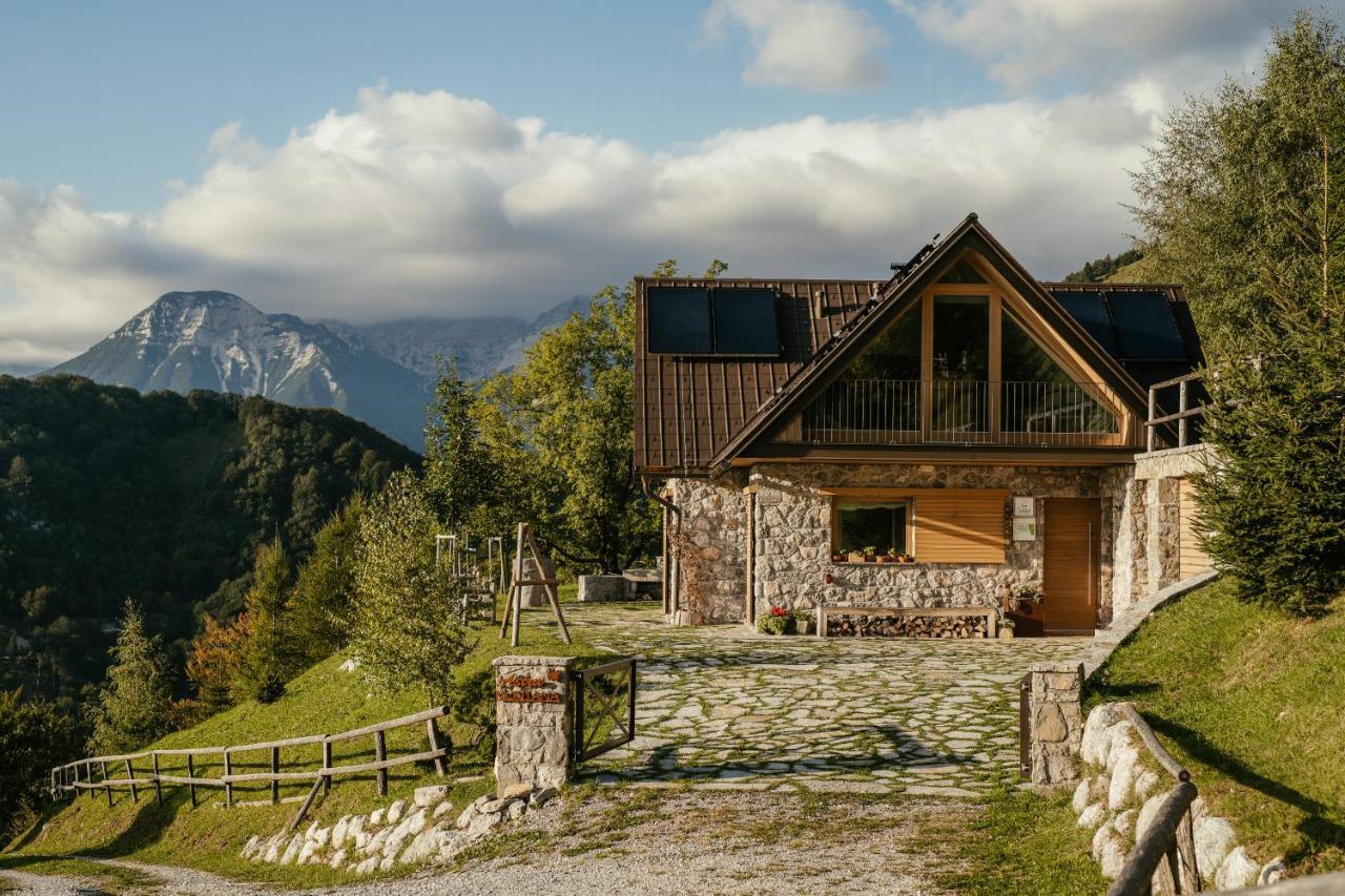Eco Chalet Astramontana Tolmin Eksteriør bilde